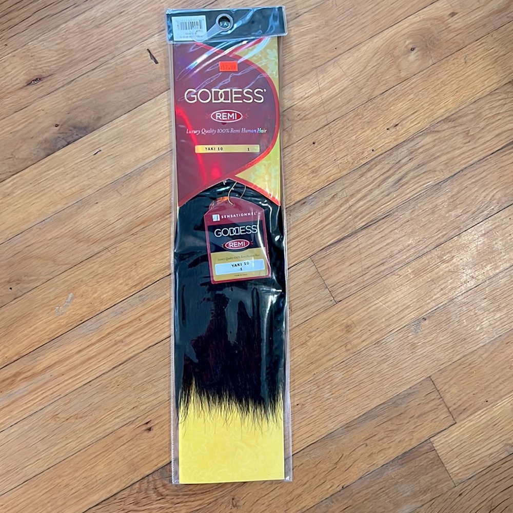 Goddess Remi Human Hair Weft 10” color-1